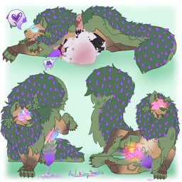 abdominal_bulge andromorph andromorph/male animal_genitalia animal_penis anthro anthro_on_feral anthro_penetrated belly_blush bestiality big_penis blush bodily_fluids body_blush covering covering_face cum cum_inflated_belly cum_inflation cum_inside feral feral_penetrating feral_penetrating_anthro genital_fluids genitals glowing glowing_eyes glowing_knot huge_penis hyper hypnotic_eyes inflation intersex intersex/male knot knotted_penis knotting male penetration penile_spines penis precum raised_leg sex speech_bubble darlingsocks human_domestication_guide affini hybrid mammal murid murine rat rodent 1:1 hi_res trans_(lore) trans_man_(lore)