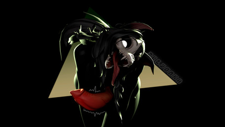 animal_genitalia animal_penis anthro bent_over big_breasts black_background black_body black_fur black_hair bone breasts canine_genitalia canine_penis erection eyebrows fangs fur genitals gynomorph hair hair_between_eyes intersex knot knotted_penis long_hair long_tongue looking_at_viewer nude_anthro nude_gynomorph nude_intersex open_mouth open_smile penis red_penis shaking sharp_teeth simple_background skull skull_head smile smiling_at_viewer solo tail teeth thick_penis throbbing throbbing_penis tongue tongue_out trembling triangle_(shape) vein veiny_penis white_eyes zelyonka bom39_(modeler) scp_foundation mal0 mal0_(bom39) scp-1471-a canid canine mal0_(species) malo mammal skulldog_(species) 16:9 3d_(artwork) 4k absurd_res digital_media_(artwork) hi_res source_filmmaker_(artwork) watermark widescreen