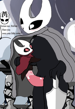 2_horns adult_on_young age_difference anthro biped black_body black_text blush bodily_fluids body_blush cape clothing dialogue duo female fleshlight_position heart_pupils heart_symbol hiding horn male male/female mask melee_weapon penetration penile penile_penetration question question_mark sex speech_bubble stealth_sex sword talking_to_another text vaginal vaginal_penetration vulva_blush weapon young younger_penetrated luftydays hollow_knight team_cherry hollow_knight_(character) hornet_(hollow_knight) pale_king_(hollow_knight) pure_vessel_(hollow_knight) arthropod vessel_(species) 2025 animated english_text brother_(lore) brother_and_sister_(lore) father_(lore) half_brother_(lore) half_sister_(lore) incest_(lore) parent_(lore) sibling_(lore) sister_(lore)