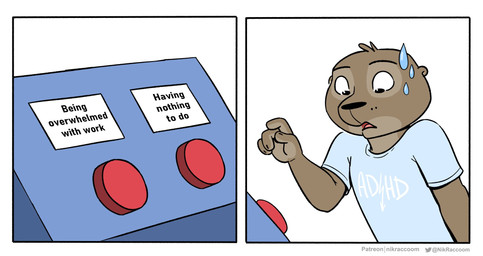 anthro bodily_fluids brown_body brown_fur clothed clothing fur humor male open_mouth pushbutton shirt simple_background solo sweat sweatdrop text topwear nikraccoom daily_struggle felix_(nik159) mammal mustelid otter comic digital_media_(artwork) english_text hi_res meme