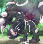 2015 absol absurd_res alternate_color animal_genitalia animal_penis anus backsack balls black_body black_fur black_nose blue_eyes blush bodily_fluids butt canid canine canine_genitalia canine_penis chest_tuft claws clitoris clothing cum cum_drip cum_in_pussy cum_inside cum_on_ground cum_on_penis cum_splatter cumshot digital_media_(artwork) digitigrade dripping duo eeveelution ejaculation erection excessive_cum excessive_genital_fluids eyelashes fan_character fangs female female_penetrated feral feral_on_feral feral_penetrated feral_penetrating feral_penetrating_feral fur generation_2_pokemon generation_3_pokemon genital_fluids genitals geona_(teyano) goo-connected_lips happy happy_sex hat headgear headwear hi_res hindpaw horn humanoid_genitalia humanoid_pussy inaccurate_knotting interspecies kicktyan knot looking_at_viewer looking_back male male/female male_penetrating male_penetrating_female mammal markings nintendo no_sclera nude open_mouth orgasm outside pawpads paws penetration penile penile_penetration penis penis_in_pussy plant pokemon pokemon_(species) pupils purple_eyes pussy raised_leg sex sky_(umbry_sky) slit_pupils smile snout teeth tongue tree tuft umbreon vaginal vaginal_penetration white_claws white_markings