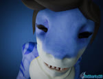 anthro blue_body butt hair licking licking_lips looking_at_viewer looking_back male solo teasing teasing_viewer tongue tongue_out conditional_dnp dasharky3d dahsharky_(character) fish marine shark 2024 3d_(artwork) 3d_animation animated blender_(artwork) digital_media_(artwork) hi_res no_sound webm