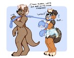 anthro bdsm black_nose blonde_hair blue_background blue_eyes blush bodily_fluids bondage_gear bondage_gloves bone_gag brown_body brown_fur button_ears clean_diaper clothed clothing collar diaper duo embarrassed eyewear eyewear_only floppy_ears fur gag glasses glasses_only green_eyes hair handwear leash leash_pull male mottled mottled_body mottled_fur multicolored_body multicolored_fur nude orange_body orange_fur petplay piebald piebald_body piebald_fur roleplay simple_background sweat sweatdrop tan_body tan_fur walking wearing_diaper wearing_glasses cookiebandit casper_(cookiebandit) canid canine canis domestic_dog mammal mustelid otter 2024 colored hi_res