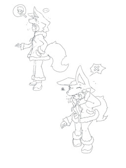 after_transformation annoyed blush clothed clothing clothing_transformation coat duo female feral hair hoodie iconography inanimate_transformation kigurumi long_hair male onesie simple_background speech_bubble topwear transformation white_background kareha_21909 canid canine canis human mammal wolf 3:4 black_and_white hi_res monochrome