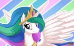2014 equine female feral friendship_is_magic horn looking_at_viewer mammal my_little_pony mysticalpha princess_celestia_(mlp) smile solo winged_unicorn wings
Rating: Safe
Score: 12
User: Robinebra
Date: April 18, 2014