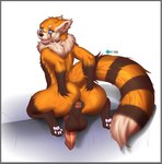 anthro anus balls butt erection genitals looking_at_viewer male nude open_mouth penis simple_background solo spread_anus spreading timepanda tongue maxx-ros ailurid mammal red_panda digital_media_(artwork) hi_res