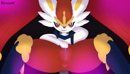 anthro anus butt clitoris dancing female fur genitals hair humanoid_genitalia looking_at_viewer open_mouth pole pole_dancing presenting presenting_vulva simple_background smile solo spread_legs spreading strip_club stripper stripper_pole tongue vulva white_body white_fur conditional_dnp varium nintendo pokemon cinderace generation_8_pokemon lagomorph mammal pokemon_(species) digital_media_(artwork) hi_res