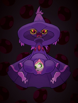 anus belly clitoris egg female genitals looking_at_viewer not_furry open_mouth oviposition pokemon_egg purple_body purple_skin red_eyes simple_background solo spread_legs spreading vulva white_background yellow_sclera ediblecrustables nintendo pokemon generation_4_pokemon ghost humanoid mismagius pokemon_(species) spirit 3:4 absurd_res digital_media_(artwork) hi_res