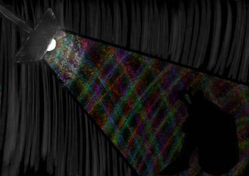 ambiguous_gender anthro antlers biped curled_up depression horn prism side_view silhouette sitting solo spotlight symbolism bizaare29 deer mammal absurd_res digital_media_(artwork) full-length_portrait hi_res portrait
