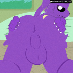 anthro anus backsack balls butt genitals jewelry male necklace nude smile smiling_at_viewer solo comet_kat mob_entertainment patreon poppy_playtime smiling_critters catnap_(poppy_playtime) domestic_cat felid feline felis mammal 1:1 absurd_res hi_res