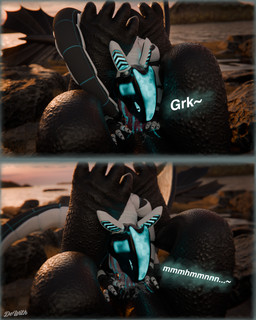 anthro anthro_on_feral anthro_penetrated armor bestiality black_body bodily_fluids cum cum_in_mouth cum_inside cum_on_penis deep_penetration deep_throat detailed_background dialogue duo ejaculation female female_anthro feral first_person_view genital_fluids genitals glowing glowing_eyes knot knotted_penis larger_male lying lying_on_another machine male male/female male_feral on_back oral oral_penetration orgasm paws penetration penile penis plate plate_armor precum saliva saliva_on_penis sea sex size_difference smaller_female smaller_penetrated squinted_eyes sunset tail text tongue visor water dewith dreamworks european_mythology how_to_train_your_dragon mythology wi_(dewith) dragon fury_(httyd) mythological_creature mythological_scalie night_fury robot robot_anthro scalie synth_(vader-san) western_dragon 3d_(artwork) 4:5 absurd_res blender_(artwork) blender_cycles_(artwork) comic digital_media_(artwork) english_text hi_res