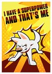 anthro collar emotional explosion feral hero inspirational lightning_bolt male poster poster_template smile solo superdog superhero toony walk-w-igny bolt_(film) disney bolt_(bolt) canid canine canis domestic_dog mammal comic hi_res lineless