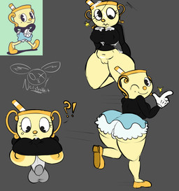 areola big_breasts big_butt bloomers bodily_fluids bottomless bottomwear breast_play breasts butt clothed clothing cum cum_on_clothing cum_on_face disembodied_penis dizzy duo female for_a_head genital_fluids genitals interrobang looking_at_viewer male male/female nipples not_furry one_eye_closed panties penis sex shortstack skirt solo_focus thick_thighs thin_calves thin_legs thin_thighs titfuck underwear upskirt vulva wide_hips wink nailstrabbit cuphead_(game) ms._chalice animate_inanimate humanoid object_head absurd_res hi_res multiple_images signature sketch