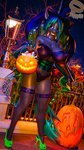 anthro anthrofied big_breasts breasts candy clothing dessert female food footwear high_heels holidays jack-o'-lantern nipple_outline shoes solo knottybuppy friendship_is_magic halloween hasbro my_little_pony queen_chrysalis_(mlp) arthropod changeling 3d_(artwork) 9:16 digital_media_(artwork) hi_res