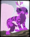 alternate_color animal_genitalia balls big_balls big_breasts big_sheath breasts genitals gynomorph huge_balls huge_breasts intersex looking_at_viewer nipples penis penis_tip pokemorph sheath smile solo standing taurification taurified text tongue tongue_out nikkyvix nintendo pokemon purplecat arcanine canid canid_taur canine canine_taur generation_1_pokemon mammal mammal_taur pokemon_(species) pokemon_taur taur absurd_res english_text hi_res