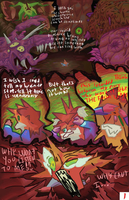 abstract_art abstract_background comicpage dream male mental_breakdown mental_illness nightmare nightmare_fuel text thought smagadoodle cricetid hamster mammal rodent absurd_res comic english_text hi_res