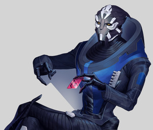 3_fingers bodysuit card clothed clothed_male clothing crossed_legs facial_markings fingers folder head_markings holding_object keycard looking_at_viewer male markings pupils resting_arm simple_background sitting skinsuit slit_pupils solo tight_clothing yellow_eyes leafjuly bioware electronic_arts mass_effect lorik_qui'in alien turian absurd_res colored hi_res portrait three-quarter_portrait