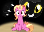 duo female feral glowing hair horn orange_hair selfie sharp_teeth smile teeth tongue tongue_out yellow_eyes yellow_sclera badumsquish friendship_is_magic hasbro my_little_pony mythology fan_character kohl_(oc) luster_dawn_(mlp) equid equine felid mammal mythological_creature mythological_equine mythological_sphinx unicorn absurd_res hi_res