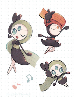 blue_eyes dotted_background duo eyes_closed female forehead_gem gem green_hair grey_body hair musical_note musical_symbol one_eye_closed open_mouth pattern_background red_hair simple_background smile symbol xx_apyo_xx nintendo pokemon generation_5_pokemon humanoid legendary_pokemon meloetta meloetta_(aria_form) meloetta_(pirouette_form) pokemon_(species) 2026 hi_res