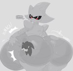 abdominal_bulge after_vore anthro belly big_belly big_butt butt dialogue duo huge_butt hyper hyper_butt looking_back machine male male/male oral_vore same_size_vore speech_bubble thick_thighs vore wide_hips zombiebitez sega sonic_the_hedgehog_(series) metal_sonic sonic_the_hedgehog robot hi_res