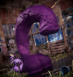 anthro balls big_balls big_butt big_penis butt curved_penis euvee eyes_closed foreskin genitals huge_balls huge_butt huge_penis hyper hyper_balls hyper_genitalia hyper_penis looking_pleasured male musk penis purple_body sitting sitting_on_ground solo maximumuwu nintendo pokemon fan_character felid generation_7_pokemon legendary_pokemon mammal pokemon_(species) zeraora 2026 3d_(artwork) blender_(artwork) digital_media_(artwork) hi_res
