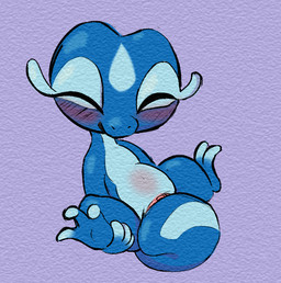 3_toes autopenetration autotailpenetration belly_blush blue_body blush body_blush clitoral clitoral_masturbation clitoral_rubbing clitoris eyes_closed feet female female_feral feral genitals humanoid_genitalia humanoid_vulva looking_pleasured masturbation non-mammal_vulva penetration simple_background sitting solo spread_legs spreading tail tail_fetish tail_masturbation tail_play thick_tail tight_fit toes vaginal vaginal_penetration vulva lavenderscent nintendo pokemon pokemon_winds_and_waves gecqua generation_10_pokemon pokemon_(species) reptile scalie 2026