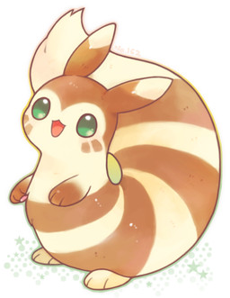 3_fingers 3_toes ambiguous_gender brown_body brown_fur brown_markings brown_stripes ear_markings feet feral fingers fur gloves_(marking) green_eyes head_markings markings multicolored_body multicolored_fur open_mouth open_smile pawpads paws pink_pawpads pokedex_number simple_background smile solo standing star stripes tail tail_markings tan_body tan_fur tan_markings tan_stripes toes two_tone_body two_tone_fur white_background michi_runi nintendo pokemon furret generation_2_pokemon mammal pokemon_(species) digital_media_(artwork) unavailable_at_source