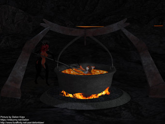 anthro boil burning cauldron duo female fire flame_torture hell lava male male/female nude pain pitchfork screaming tail text tools torture delion_kiaw capsces_digital_ink_(modeler) lady_littlefox_(modeler) redspark_(modeler) runtimedna_(modeler) furries'_furs mythology d_kenmason furries'_furs_fox melody_(lady_littlefox) micah_(lady_littlefox) ruby_(delion_kiaw) canid canine canis dragon fox hybrid mammal mythological_creature mythological_scalie red_fox scalie true_fox wolf 3d_(artwork) 4:3 digital_media_(artwork) hi_res url