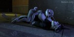 anthro asphyxiation bodily_fluids breasts corpse cum cum_in_mouth cum_inside death duo female female_death genital_fluids leaking_cum nude nude_female extralife disney zootopia judy_hopps canid canine lagomorph leporid mammal rabbit 3d_(artwork) absurd_res digital_media_(artwork) hi_res