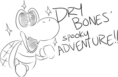 ambiguous_gender anthro bone clothing exclamation_point fangs gloves handwear open_mouth skeleton slit_nostrils solo sparkles teeth text jinu mario_bros nintendo animated_skeleton dry_bones scalie undead 2017 black_and_white digital_drawing_(artwork) digital_media_(artwork) english_text half-length_portrait monochrome portrait sketch