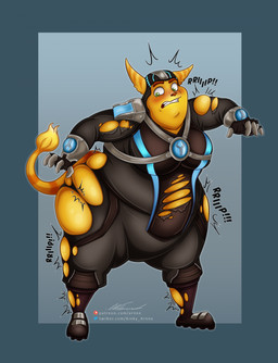 anthro belly big_belly blush clothing corruption female gender_transformation holoflux_armor huge_belly hyper hyper_belly male mtf_transformation solo torn_clothing transformation weight_gain kinky-arnne insomniac_games playstation ratchet_and_clank sony_corporation sony_interactive_entertainment ratchet_(ratchet_and_clank) felid feline lombax mammal valkyrie hi_res story story_in_description