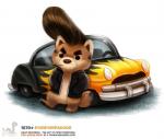 alternative_fashion anthro bottomless car cigarette clothed clothing greaser hair jacket male motor_vehicle solo text toony_car topwear vehicle vintage_car piper_thibodeau digital_media_(artwork) digital_painting_(artwork) english_text url