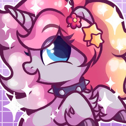 blue_eyes collar female feral fur grey_body grey_fur hooves horn open_mouth solo studded_collar studs anonymous_artist hasbro my_little_pony mythology dragkitty fan_character equid equine mammal mythological_creature mythological_equine unicorn 1:1 hi_res