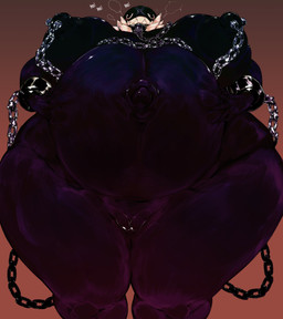 anthro areola belly big_areola big_belly big_breasts big_nipples breasts chain chain_leash collar female female_anthro genitals huge_areola huge_belly huge_breasts huge_hips huge_nipples huge_thighs leash looking_at_viewer low-angle_view mature_anthro mature_female navel nipple_piercing nipples piercing pose pregnant pregnant_anthro pregnant_female sharp_teeth solo spiked_collar spikes teeth thick_thighs vulva wide_hips splanet mario_bros nintendo gigi_(thecoatl034) chain_chomp absurd_res colored detailed digital_drawing_(artwork) digital_media_(artwork) hi_res shaded