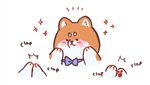 blush bow_tie clapping disembodied_hand feral fur group simple_background solo_focus text white_background white_body white_fur shirokumani bear canid canine canis domestic_dog hybrid mammal polar_bear shiba_inu spitz ursine 2020