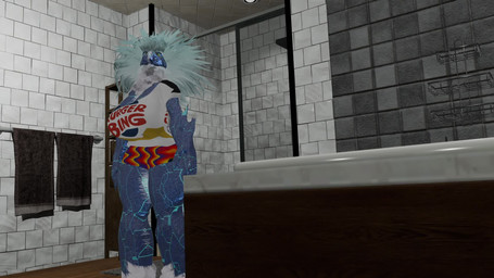 anthro big_breasts blue_body bottomwear bouncing_breasts breasts clothed clothing female fully_clothed gradient_hair hair hotpants long_hair shorts solo white_hair soursteel mythology dragon mythological_creature mythological_scalie scalie 16:9 3d_(artwork) animated digital_media_(artwork) hi_res huge_filesize no_sound short_playtime widescreen