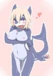 anthro bikini blonde_hair blush breasts camel_toe cetacean condom female fish hair mammal marine nipples purple_eyes shark short_hair solo swimsuit tongue topless
Rating: Explicit
Score: 15
User: voldosbt
Date: April 12, 2014