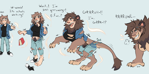 accessory all_fours anthro body_size_growth book breast_expansion breasts breath brown_body brown_fur claws clothing dialogue digitigrade expansion female five_frame_sequence footwear fur fur_growth grin grinning_at_viewer growth hair_accessory hairclip human_to_anthro loss_of_speech magic magic_user mane multi_frame_sequence muscle_growth muscular muscular_anthro muscular_female open_mouth paws shoes simple_background size_transformation smile smiling_at_viewer snout snout_growth solo species_transformation spell spellbook tail tail_growth tight_clothing torn_clothing transformation transformation_sequence transformation_through_magic tuft kotacat4 felid human lion mammal pantherine 2025 colored digital_drawing_(artwork) digital_media_(artwork) hi_res sequence