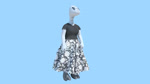 anthro blue_background breasts clothed clothing dress female floral fully_clothed non-mammal_breasts simple_background solo tiptoes skeletorskeletonized c4d dinosaur prehistoric_species reptile scalie 16:9 3d_(artwork) 3d_animation animated cinema_4d_(artwork) digital_media_(artwork) no_sound short_playtime webm widescreen