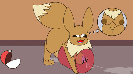balls breasts breeding_mount erection female feral genitals humanoid_genitalia humanoid_genitalia_on_feral humanoid_penis humanoid_penis_on_feral humanoid_vulva male masturbation penetrable_sex_toy penetration penile penile_masturbation penile_penetration penis sex_toy solo vulva sound_warning youfrasn nintendo pokemon eeveelion_(youfrasn) jasmin_(youfrasn) canid canine eevee fox generation_1_pokemon mammal pokemon_(species) 16:9 animated hi_res short_playtime sound video widescreen