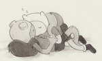 ambiguous_gender backpack bottomwear clothing duo hat headgear headwear lying male male/male not_furry on_another on_back plant selfcest shorts sleeping sound_effects square_crossover toony vowelless vowelless_sound_effect zzz lynxfurr adventure_time cartoon_network fern_(adventure_time) finn_the_human elemental_creature elemental_humanoid flora_fauna human humanoid mammal plant_humanoid graphite_(artwork) hi_res traditional_media_(artwork)