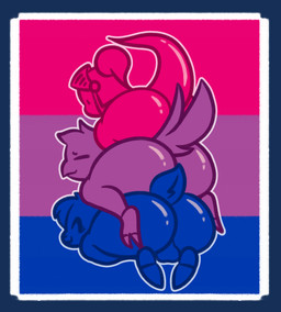 anthro backsack balls beak bisexual bisexual_pride_colors butt butt_stack eyes_closed female femboy genitals glistening glistening_butt group lgbt_pride male pride_color_flag pride_colors short_tail smile tail trio stockingmiami lgbt_pride_month jasper_(stockingmiami) lowkey_(stockingmiami) stocking_(stockingmiami) avian bird corvid corvus_(genus) crow lagomorph leporid lizard mammal oscine passerine rabbit reptile scalie alpha_channel digital_drawing_(artwork) digital_media_(artwork) english_description hi_res