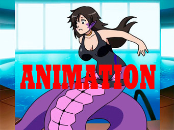apode barefoot breast_growth breasts brown_hair clothed clothing eyewear feet female gender_transformation glasses growth hair hand_on_breast humanoid_pointy_ears legless long_tail looking_at_viewer male mtf_transformation one-piece_swimsuit plantigrade pointy_ears purple_tail serpentine smile solo species_transformation split_form surprised swimming_pool swimming_trunks swimwear tail tail_growth transformation rikis draconcopode human lamia mammal reptile scalie snake 2020 2d_animation 4:3 animated frame_by_frame