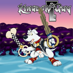 animal_genitalia anthro balls claws clothed clothing collar digitigrade fur genitals holding_object holding_weapon male open_mouth partially_clothed penis penis_tip sheath solo standing weapon white_body white_fur glenn family_guy brian_griffin canid canine canis domestic_dog mammal