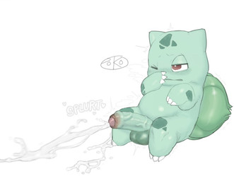 balls blush blush_lines bodily_fluids covering covering_mouth cum cum_on_ground cumshot ejaculation erection excessive_cum excessive_genital_fluids feral foreskin genital_fluids genitals glans green_balls green_body green_penis hands-free humanoid_genitalia humanoid_genitalia_on_feral humanoid_penis humanoid_penis_on_feral looking_pleasured male male_feral one_eye_closed onomatopoeia orgasm partially_retracted_foreskin penis quadruped red_eyes shaking sitting solo sound_effects text thick_penis three-quarter_view tremble_spikes trembling vein veiny_penis pokopokarea nintendo pokemon bulbasaur generation_1_pokemon pokemon_(species) 2026 digital_drawing_(artwork) digital_media_(artwork) shaded signature soft_shading