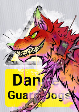 ambiguous_gender bodily_fluids collar feral fur inner_ear_fluff saliva side_view simple_background smile solo teeth tuft dark_violet canid canine canis domestic_dog mammal 2026 absurd_res digital_drawing_(artwork) digital_media_(artwork) hi_res