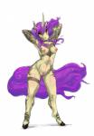 2015 anthro breasts equid equine female genitals hi_res hooves horn kyma mammal mythological_creature mythological_equine mythology nipples nude pussy solo tail unicorn