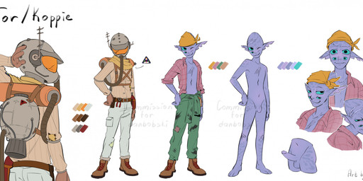 4_eyes aroused astronaut astronaut_helmet astronaut_suit belt blue_body blue_eyes blue_skin boots brown_boots brown_clothing brown_footwear clothed clothing erection expressions femboy flaccid footwear genitals green_clothing green_overalls hand_on_head hand_on_hip humanoid_genitalia humanoid_penis jet_pack kerchief looking_at_viewer male multi_eye nude nude_humanoid one_eye_closed overalls patchwork_clothing penis pointy_ears red_clothing red_shirt red_topwear scar scarf scarred_body shirt shoes simple_background slim slim_male smile smiling_at_viewer smirk smirking_at_viewer smug_expression solo tongue tongue_out topwear white_background wink winking_at_viewer yellow_kerchief yellow_scarf yvsute_(artist) outer_wilds fan_character koppie alien hearthian humanoid hi_res model_sheet signature watermark