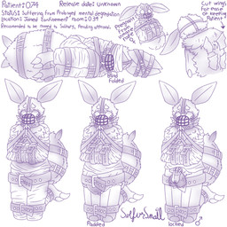 ageplay amputee antennae_(anatomy) anthro balls bdsm biped blindfold blush bodily_fluids bondage bottomwear bound chastity_cage chastity_device claws clothed clothing collar crying diaper disability embarrassed female forced fur gag gagged genitals humanoid_genitalia humanoid_penis humiliation infantilism male mental_patient muzzle_(object) muzzled pants penis pregnant rape restraints roleplay sensory_deprivation sex shirt simple_background skinsuit solo straitjacket submissive submissive_male tears text tight_clothing topwear white_background wings sulfur_snail_(artist) hollow_knight_(franchise) team_cherry fan_character arthropod insect lepidopteran moth 1:1 2020 digital_media_(artwork) english_text monochrome shaded simple_shading sketch