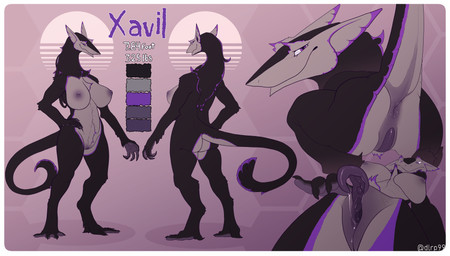 ambiguous_fluids anthro anus big_breasts breasts butt claws clitoral_hood crouching female fur gaping gaping_vagina genitals looking_at_viewer nipples prehensile_clitoral_hood presenting presenting_anus presenting_hindquarters presenting_vulva raised_tail rear_view simple_background smile solo standing tail text vulva dlrp99 sergal absurd_res colored hi_res signature